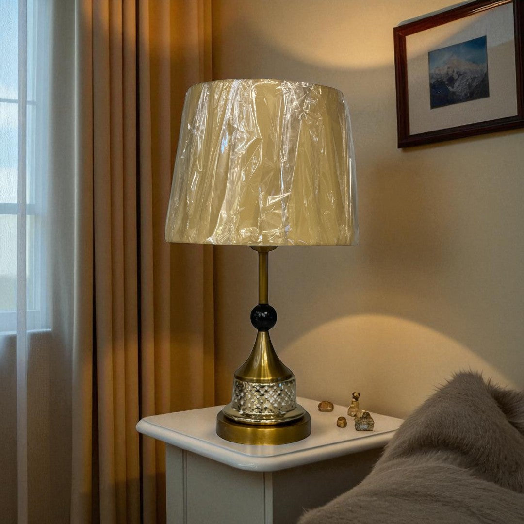 The Haven Gold Ceramic Table Lamp